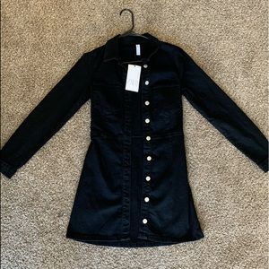 Black Zara Trench Coat Jacket